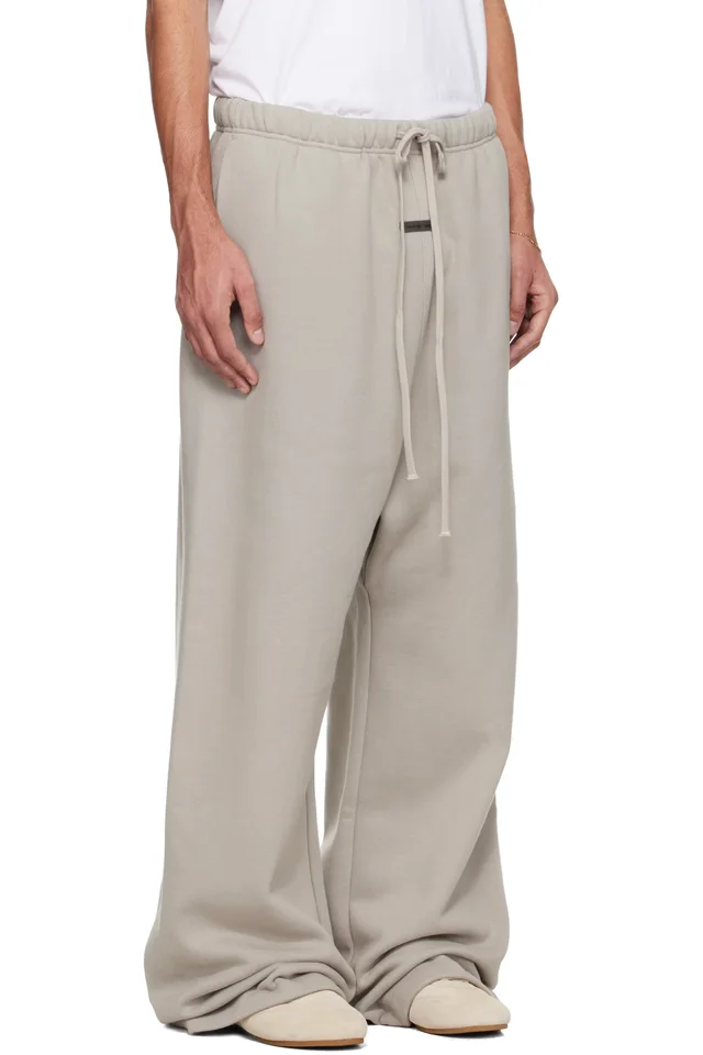 Fear of God ESSENTIALS Gray Holiday Lounge Sweatpants, photo 2 of 4 from SSENSE