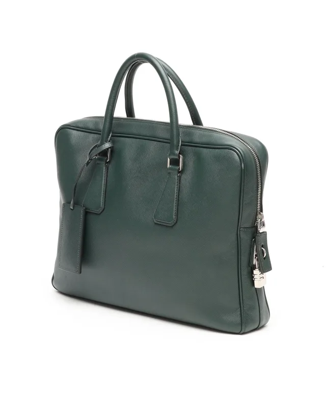 Prada Saffiano Business Bag in Saffiano leather from A Retro Tale, photo 2 of 13