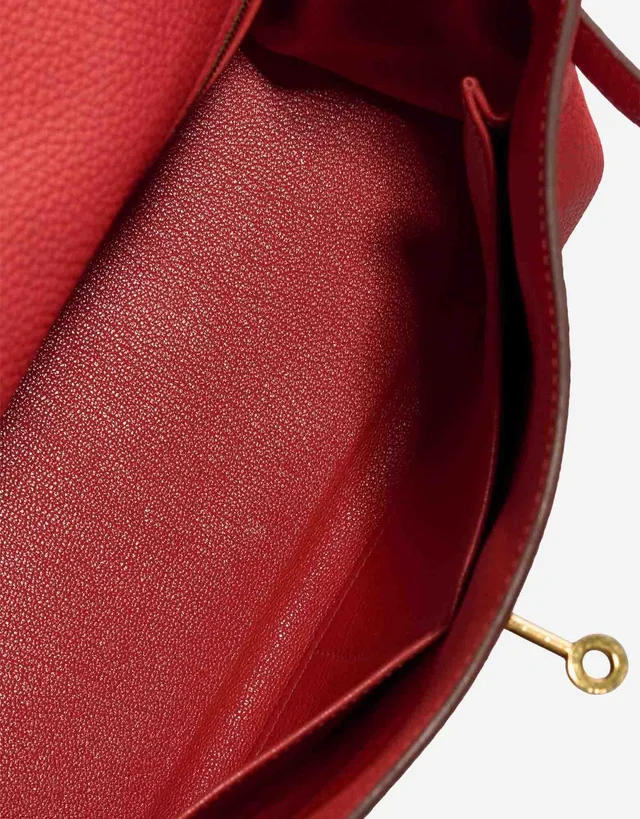 Hermès Kelly 32 Togo Bougainvillier in Pink, Red Togo leather from SACLÀB, photo 10 of 10