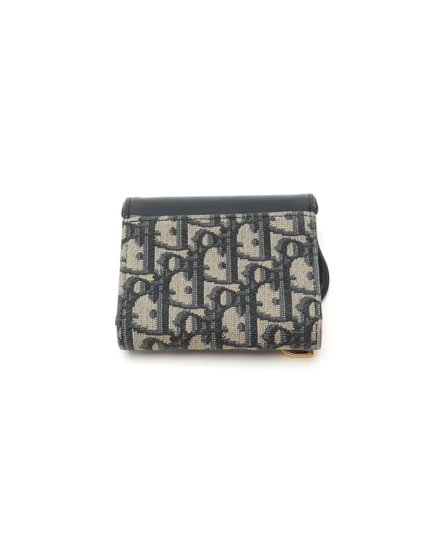 Dior Saddle Lotus Wallet in Canvas from A Retro Tale, photo 2 of 4