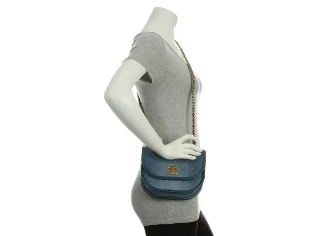 Chanel Small Denim Messenger Bag in Denim from Ann's Fabulous Finds, photo 10 of 10
