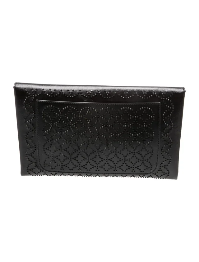 Alaïa Clutch handbags, wallets & cases in Black Leather from The RealReal, photo 4 of 6