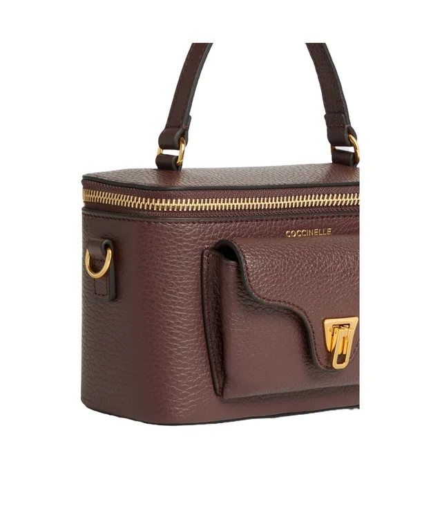 Coccinelle mini Beat Generation grained-leather tote bag, photo 3 of 4 from SENSER