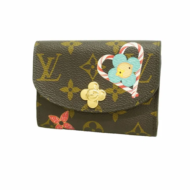 Louis Vuitton Coin Purse Monogram Porte Monnaie Rosalie Candy Red in Red from The Reluxe