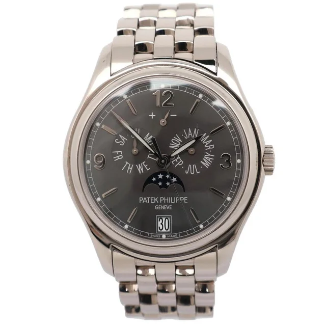 Patek Philippe Complications Automatic Grey Dial Mens Watch 5396/1G-001 in gold|white|gray from Jomashop.com