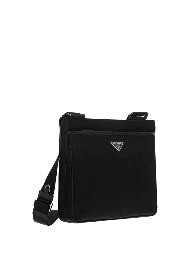 Prada Nylon Shoulder Bag — Black in Black Nylon from HEWI