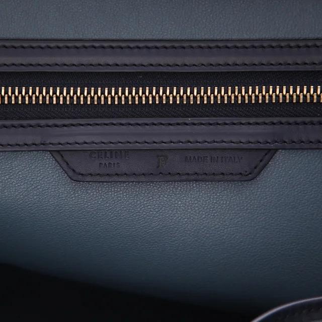 Celine Luggage handbag in orange, red and blue leather in Red Leather from Collector Square, photo 4 of 4