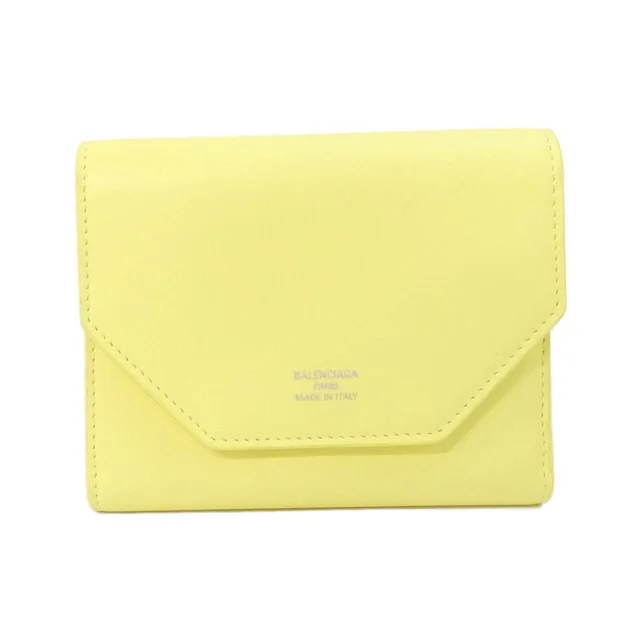 Balenciaga Envelope Bifold Wallet 781575 2AABX Wallet in 3594/CITRON calf from KOMEHYO