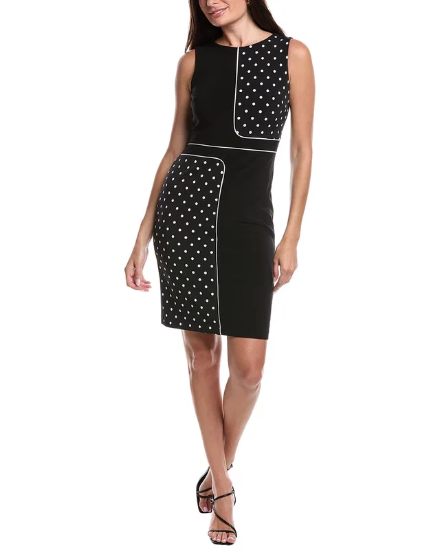 Joseph Ribkoff Piped Sheath Dress, image 1 of 1 from Gilt