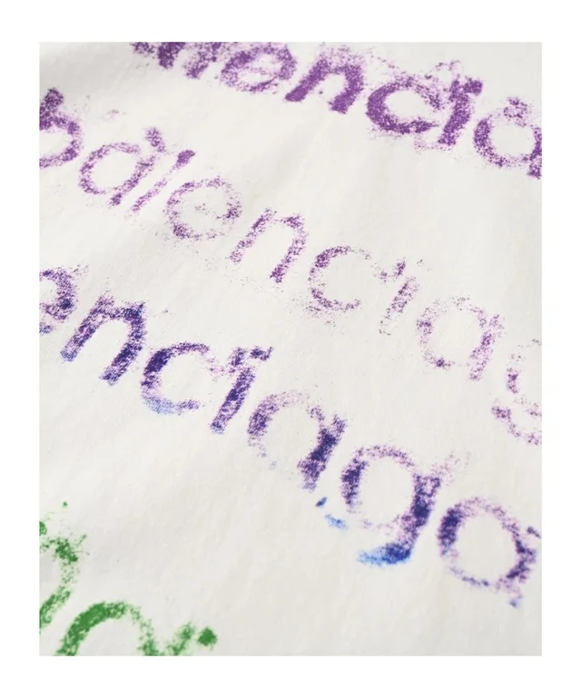 Balenciaga logo-print long-sleeve T-shirt, photo 7 of 9 from SENSER