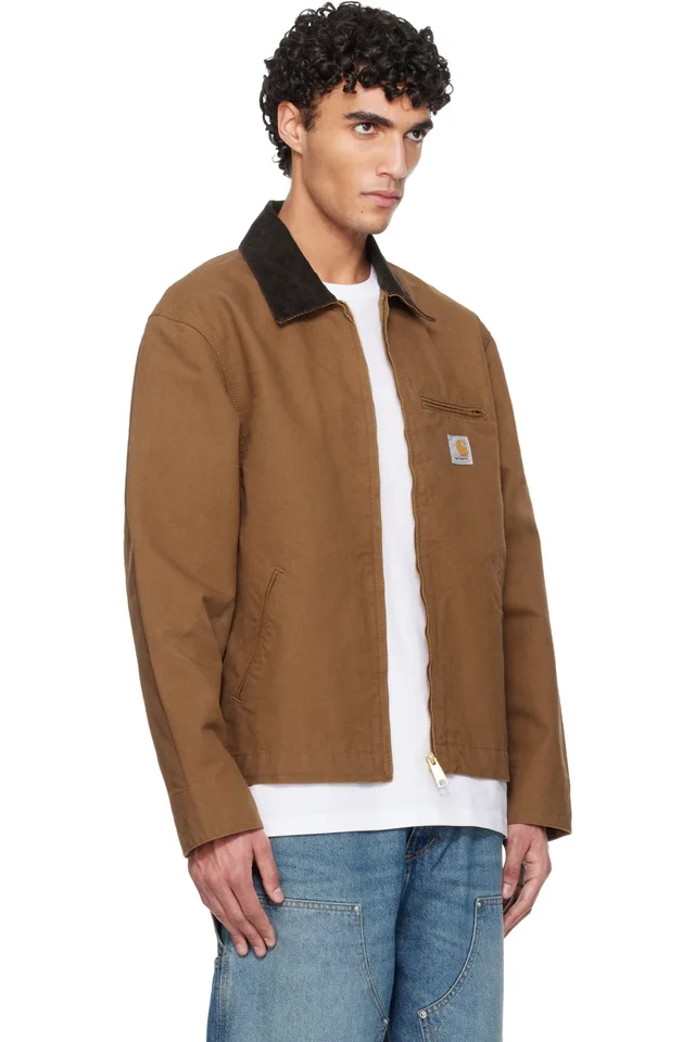 Carhartt Work In Progress Brown Detroit Jacket, photo 2 of 4 from SSENSE