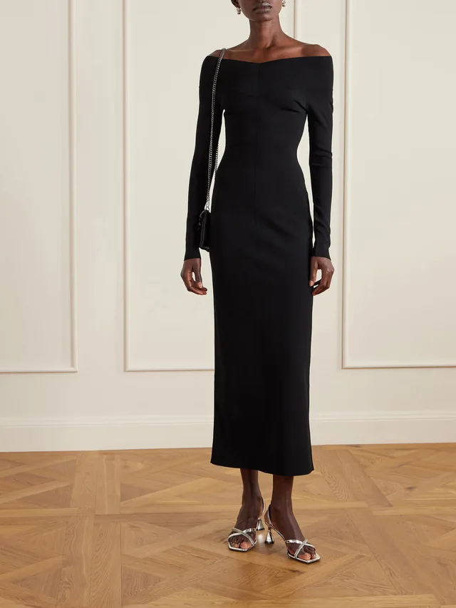 STELLA MCCARTNEY Falabella sequin-embellished satin shoulder bag in Black, photo 2 of 2 from NET-A-PORTER (Canada)