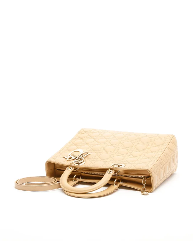 Large Lady Dior Bag in Leather from A Retro Tale, photo 4 of 8