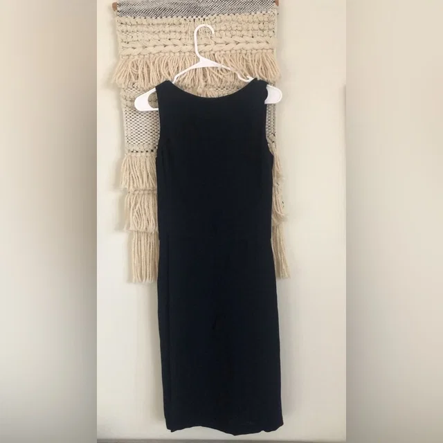 REDValentino Open Back Sleeveless Sheath Dress Navy Blue Size 42 Eu in blue from Poshmark