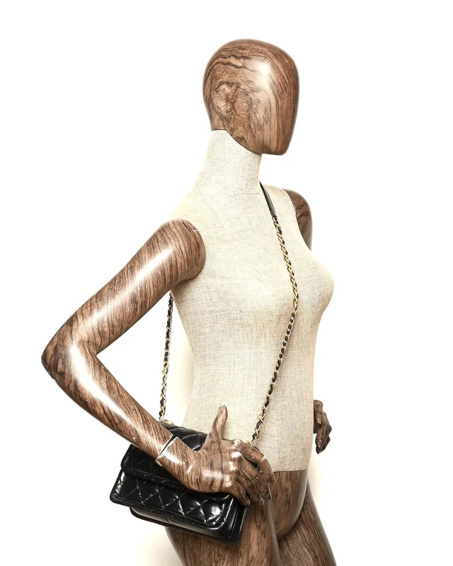 Chanel CC Square Single Flap Bag in Leather from A Retro Tale, photo 9 of 9
