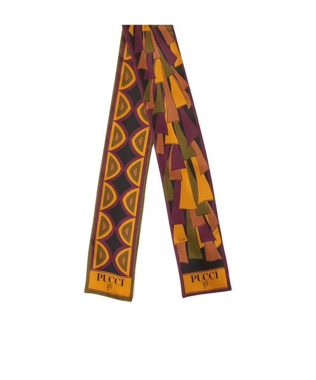 Emilio Pucci Mixed Print Silk Bandeau, photo 2 of 4 from SENSER
