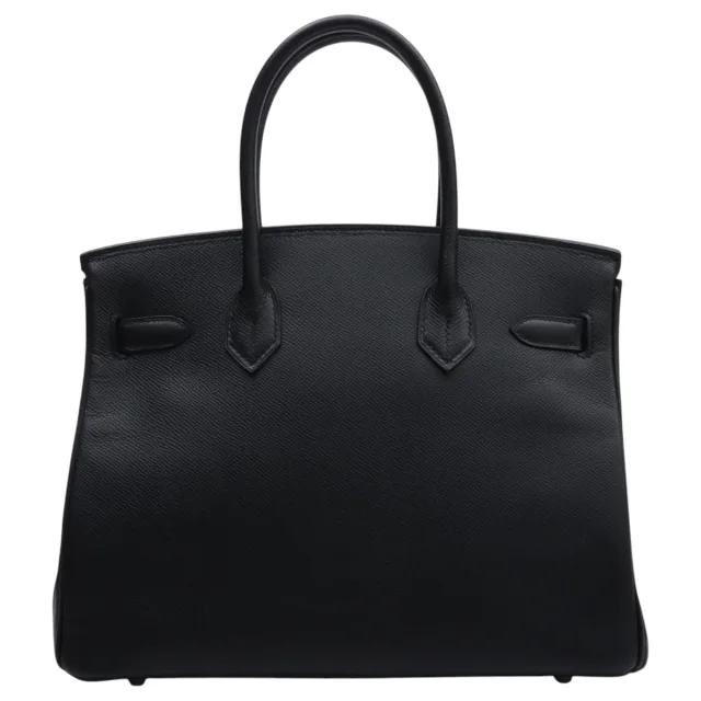 Hermès 2007 Birkin 30 Black in Black Epsom leather from VINTAGE QOO TOKYO, photo 4 of 15