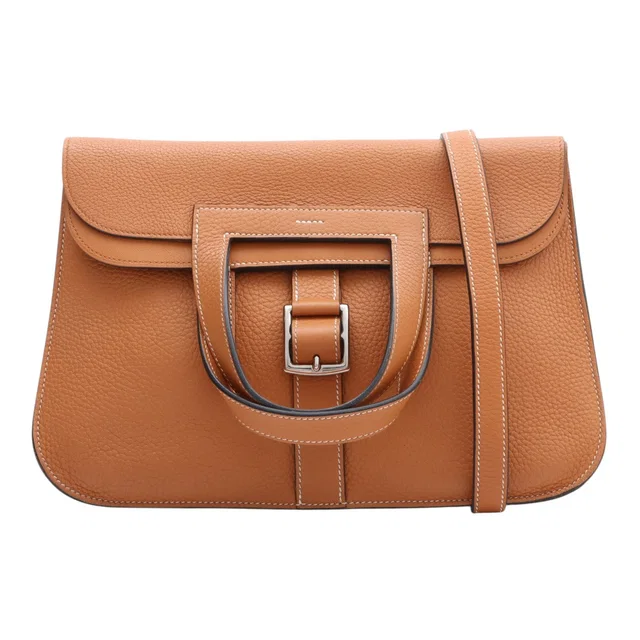 Hermès 2017 Alzane 31 Toffee in Clemence leather from VINTAGE QOO TOKYO