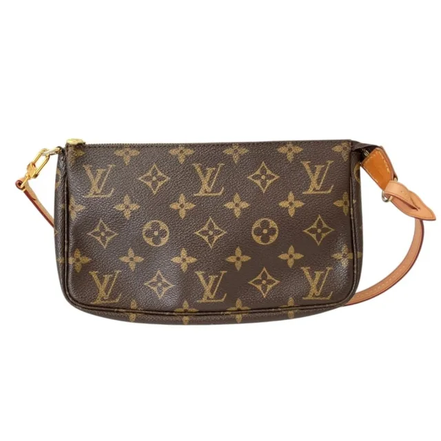 Louis Vuitton Monogram Accessoire Pouch in Brown Canvas from LuxUness, photo 4 of 12