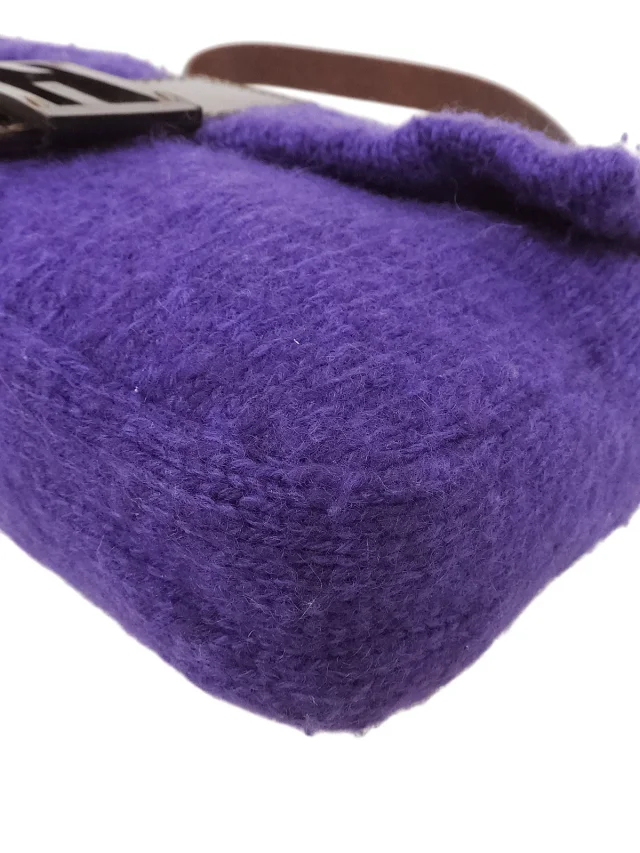 Fendi Knit Mama Bucket Purple from VINTAGE QOO TOKYO, photo 8 of 11