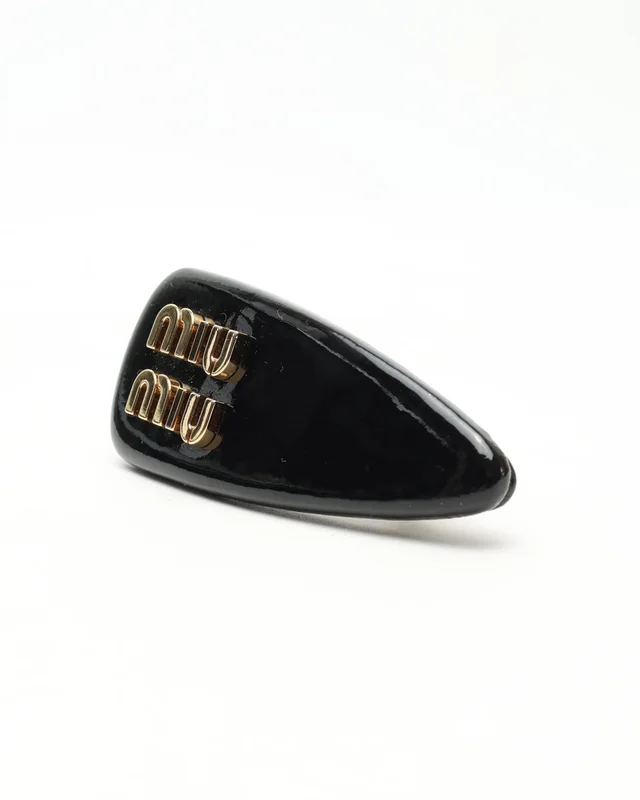 Miu Miu Logo Hair Clip from A Retro Tale, photo 2 of 4