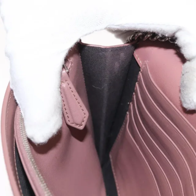 Fendi F Is Wallet On Chain Leather Pink Bag in Pink Leather from HEWI, photo 23 of 24