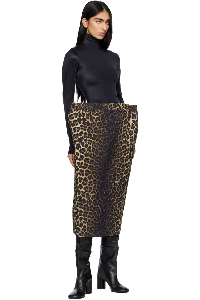 MARIE ADAM-LEENAERDT Black High Neck Body Zip Cover Top, photo 5 of 5 from SSENSE