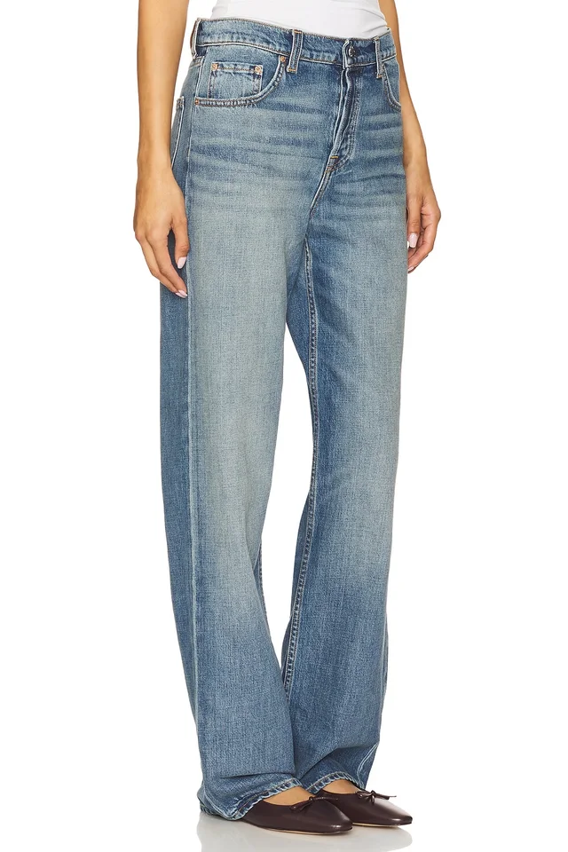 GRLFRND Bella Low Rise Boyfriend Jeans in Vermont Ave, photo 2 of 7 from REVOLVE (Canada)