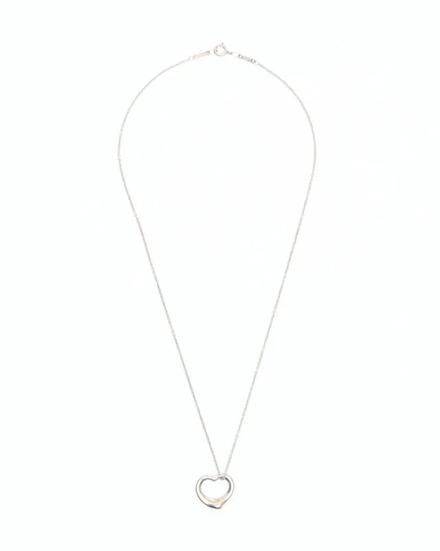Tiffany & Co. Open Heart Necklace in Silk from A Retro Tale