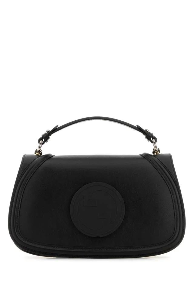 Gucci Blondie Top Handle Bag — Black in Black Leather from HEWI