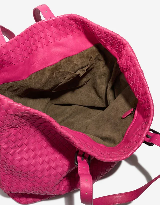 Bottega Veneta Shoulder Bag Large Lamb Fuchsia in Pink, Violet Lambskin from SACLÀB, photo 8 of 10