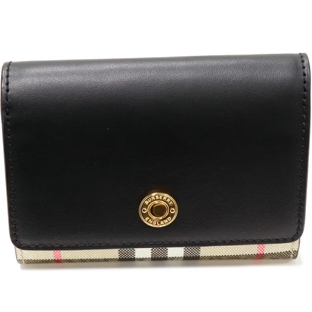 Burberry PVC Canvas Small Folding Wallet 80579761 in Canvas from LuxUness
