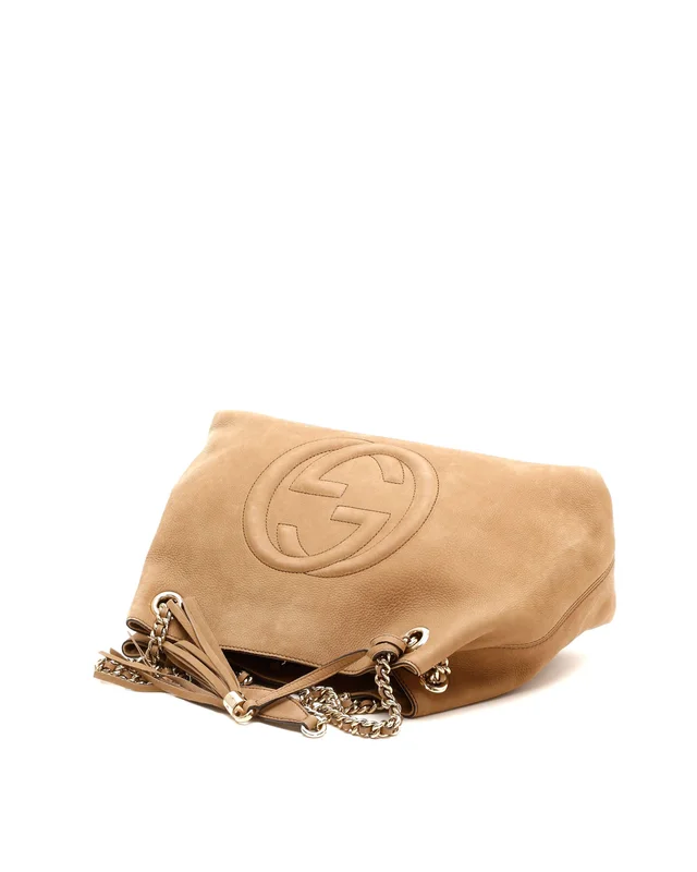Gucci Soho Chain Suede Tote Bag in Suede from A Retro Tale, photo 4 of 9
