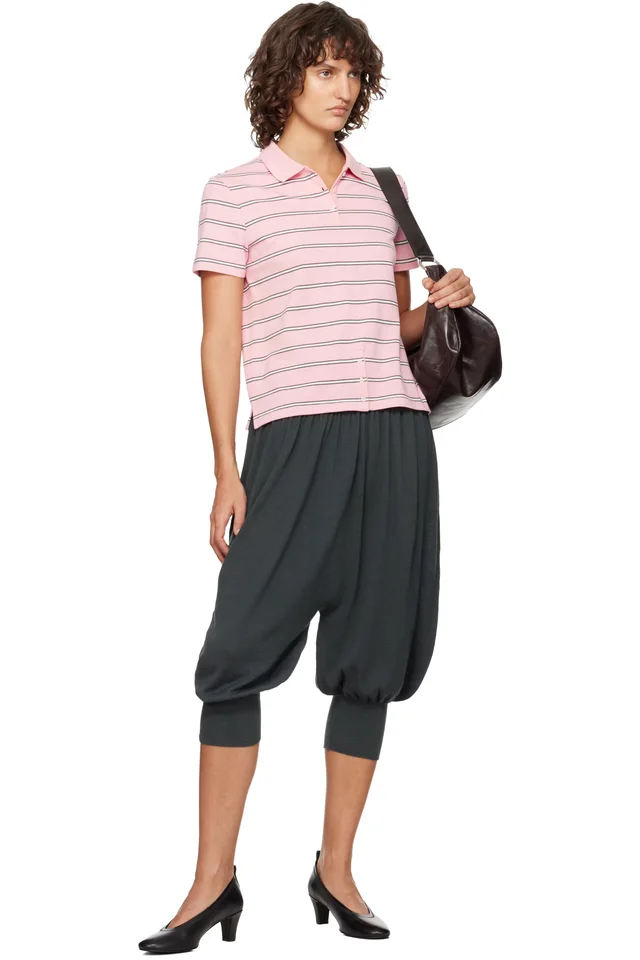 Paloma Wool Pink Julieta Polo, photo 4 of 4 from SSENSE