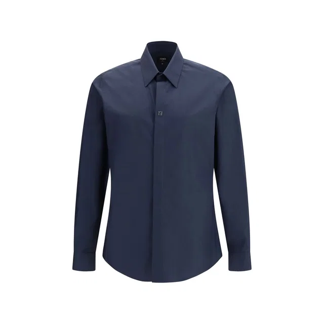 Fendi Blue Cotton Shirt in Blue from HEWI