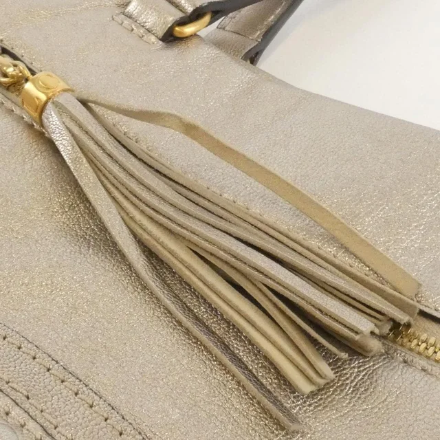 Loewe Loebé bag in SILVER(シルバー) / GOLD(ゴールド)金具 横x縦x幅（マチ）: 34cmx22cmx15cm 持ち手: 53cm from KOMEHYO, photo 6 of 10