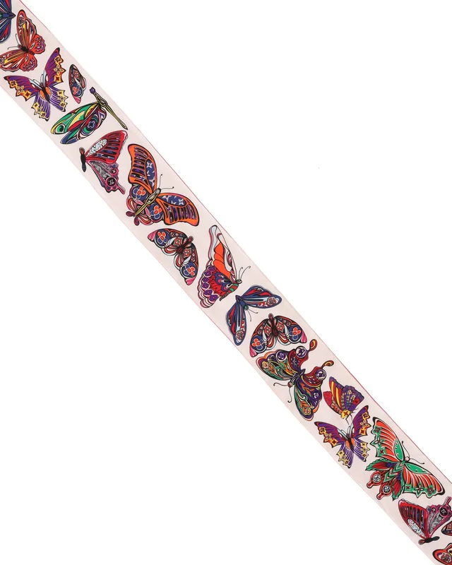 Louis Vuitton World Of Love Butterfly Silk Bandeau Scarf in Silk from A Retro Tale, photo 3 of 3