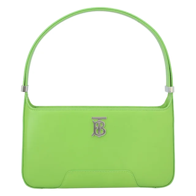 Burberry Shoulder Bag with Logo in Green, photo 5 of 5 from ShopSimon