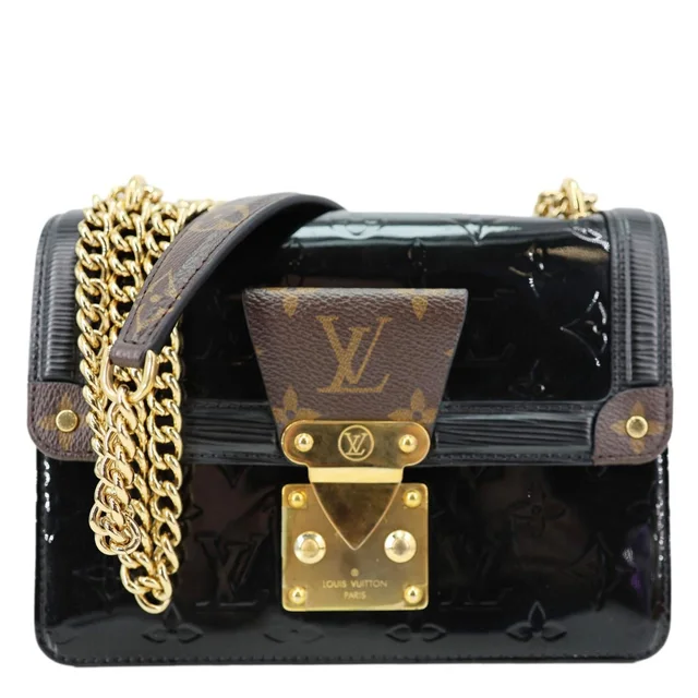 Louis Vuitton Wynwood Monogram Vernis Epi Leather Crossbody Bag Black in Black Leather from Dallas Designer Handbags