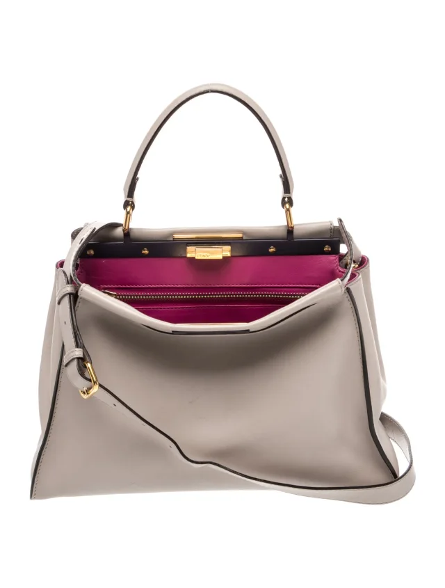 Fendi Leather Peekaboo Medium in Leather from The RealReal