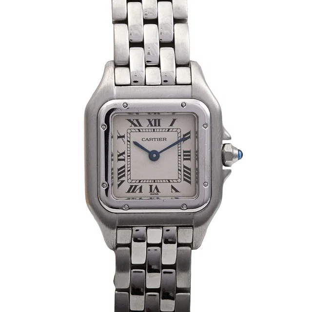 Cartier Panthère SM W25033P5 Quartz Ivory in White from VINTAGE QOO TOKYO
