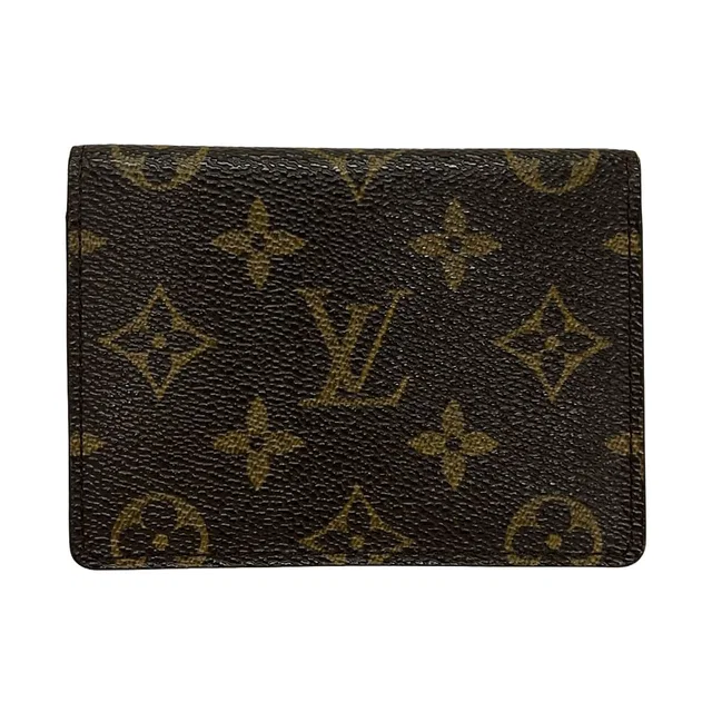 Louis Vuitton Pass Case Monogram Porto Vertical in Coated canvas from The Reluxe