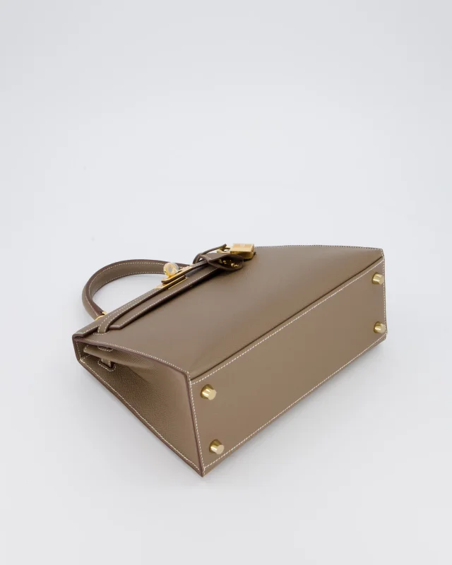 Hermès Kelly 25 Sellier in Taupe Epsom leather from Sellier, photo 18 of 23