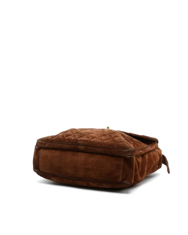 Chanel CC Suede Tote Bag in Suede from A Retro Tale, photo 4 of 10