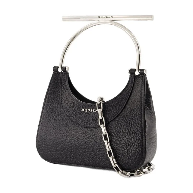 Alexander McQueen Shoulder Bag — Black Lambskin in Black Lambskin from HEWI, photo 2 of 2