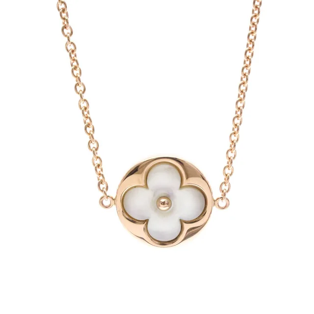 Louis Vuitton Monogram Nacre Mother-of-Pearl Bracelet 18K Rose Gold Polished in Pink gold Pink gold (18K) from Elady