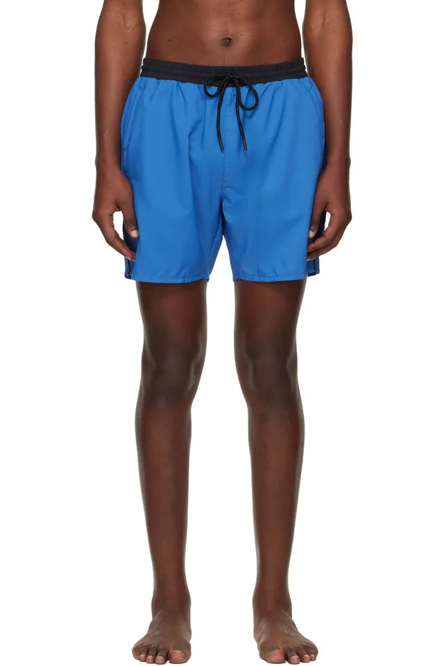 BOSS Blue Quick-Dry Swim Shorts, image 1 of 1 from SSENSE