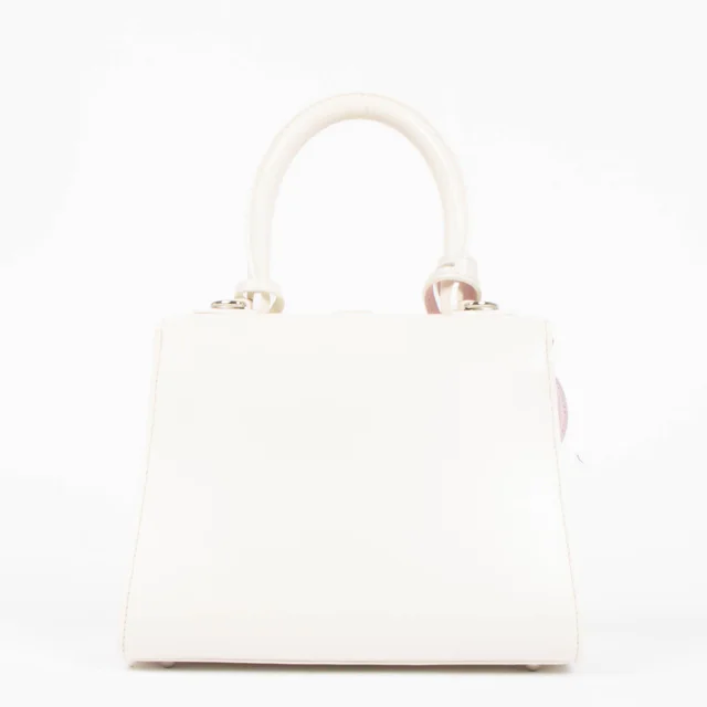 Delvaux Ivory/Antique Silver Box Calf Brillant Mini Mirage in White Box leather from Labellov, photo 3 of 7