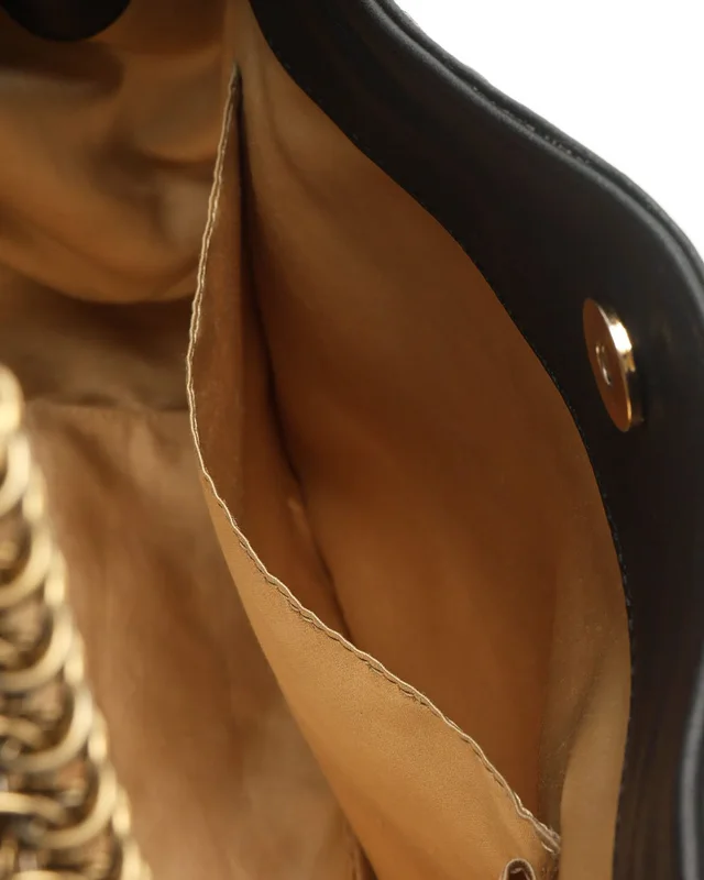 Chanel Large Rock and Chain Accordion Flap Bag in Leather from A Retro Tale, photo 10 of 11