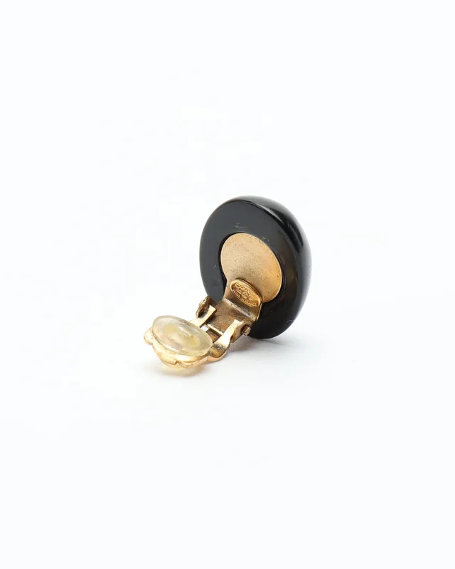 Chanel Coco Mark Camellia Clip-on Earrings from A Retro Tale, photo 5 of 5